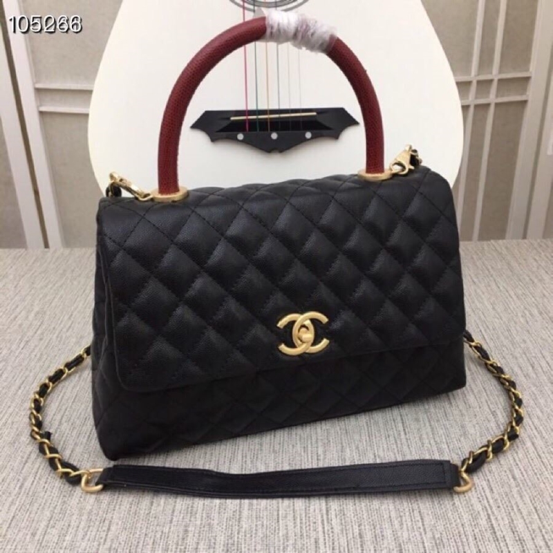 Ch**el top handle bags